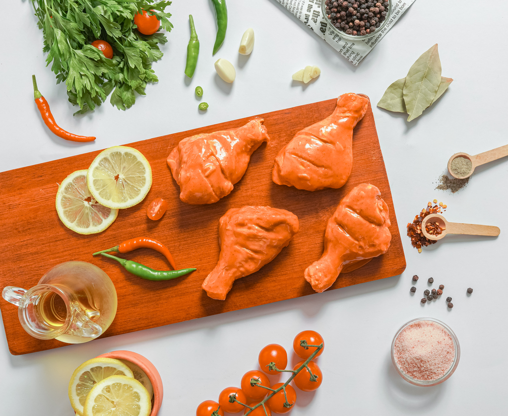 Saffron Chicken Thighs - سيقان الدجاج زعفران