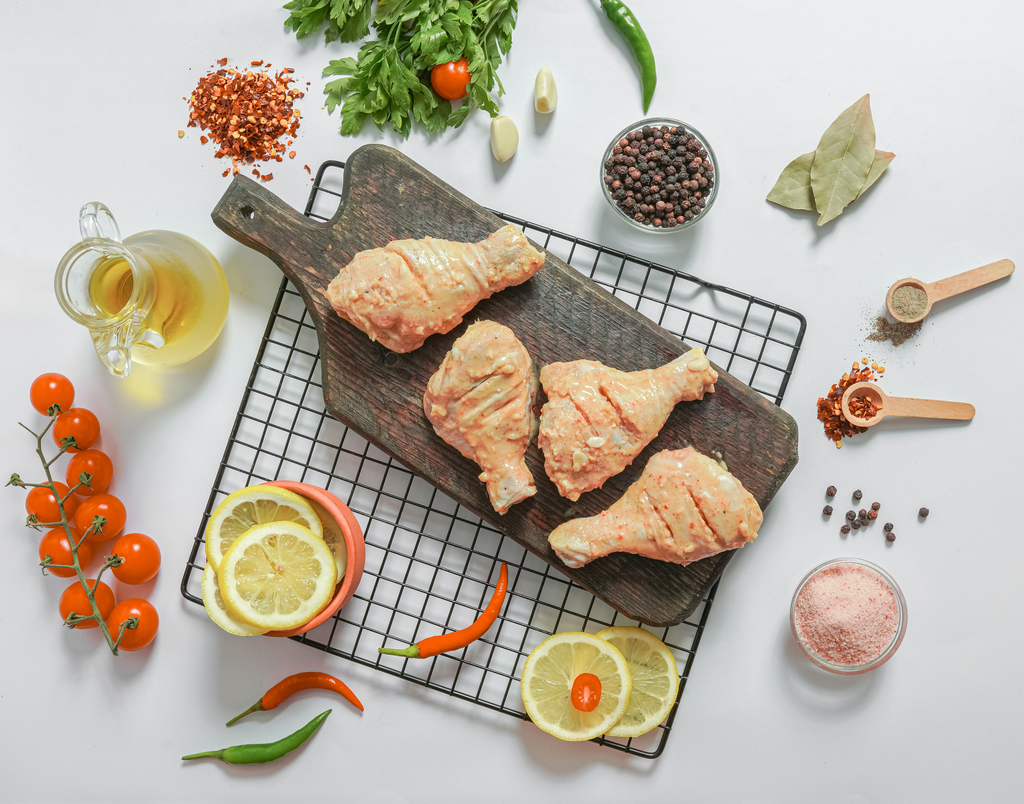 Yogurt Marinated Chicken Thighs - سيقان دجاج زبادي